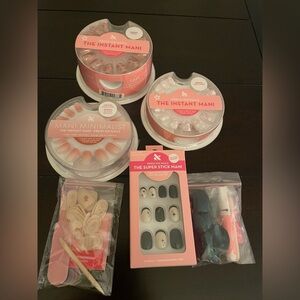 Lot of 6 - Olive & June Mani Minimalist Press-On Nails Sets - NIB